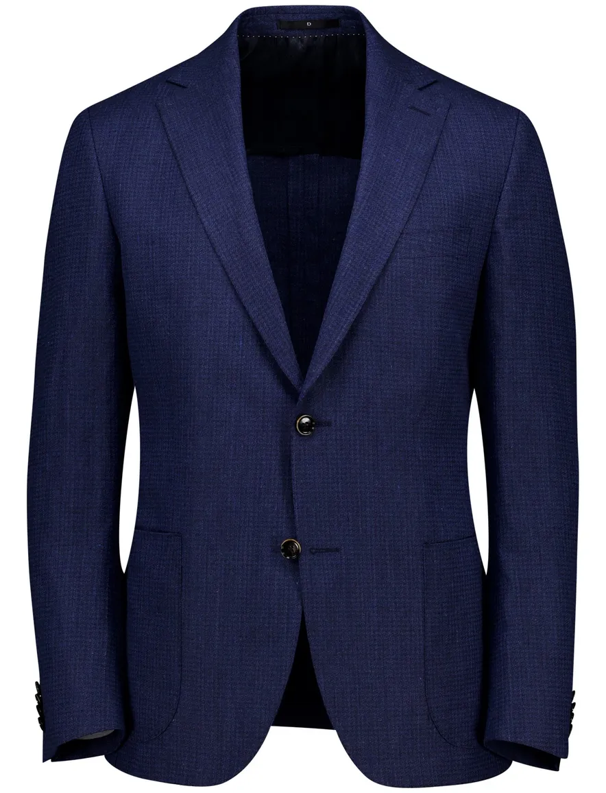Dressler regular fit colbert blauw