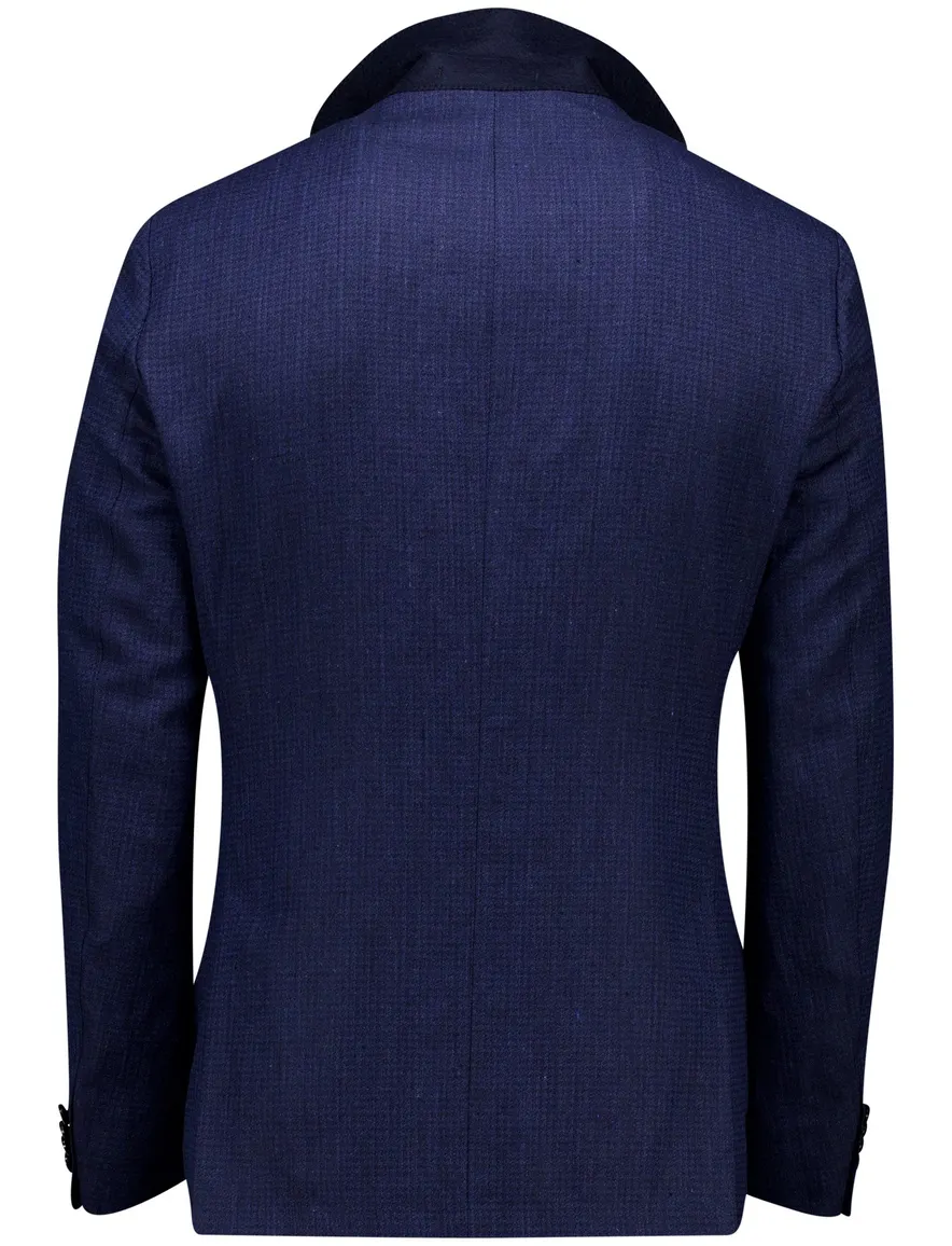 Dressler regular fit colbert donkerblauw