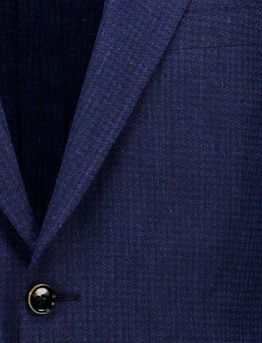 Dressler regular fit colbert donkerblauw