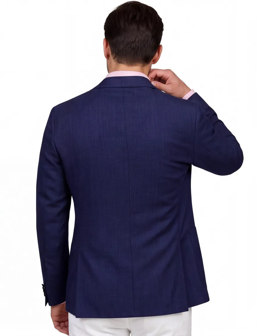 Dressler regular fit colbert donkerblauw