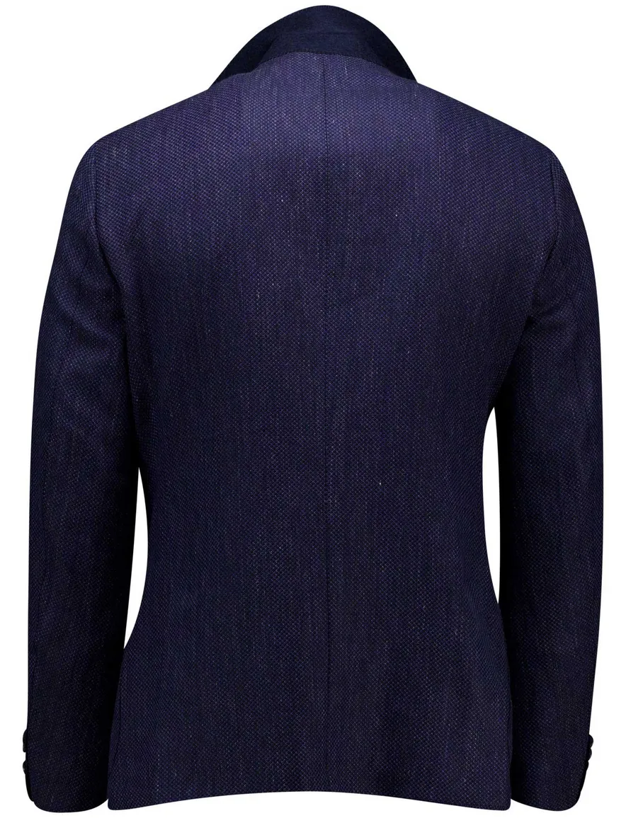 Dressler Colbert donkerblauw linnen