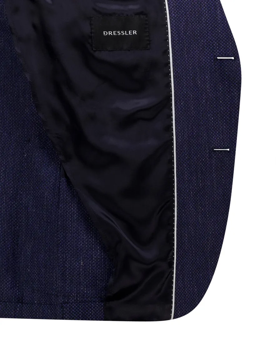 Dressler Colbert donkerblauw linnen