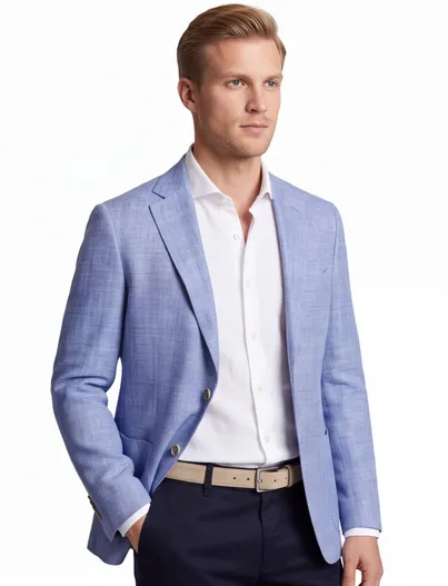 Dressler Dressler Colbert gemêleerd blauw