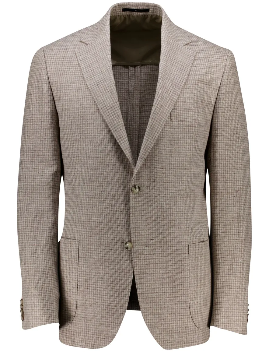 Dressler Colbert geruit beige
