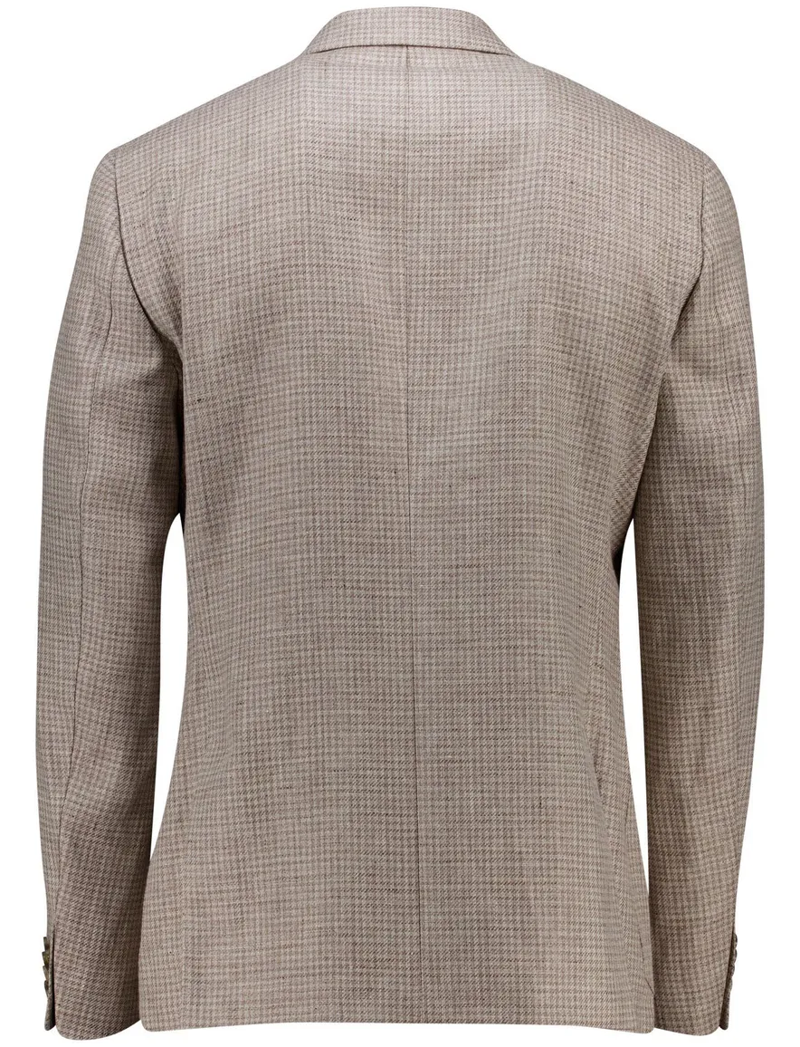 Dressler Colbert geruit beige