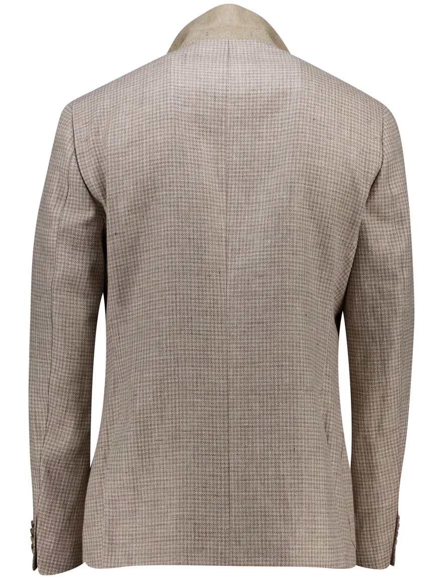 Dressler Colbert geruit beige
