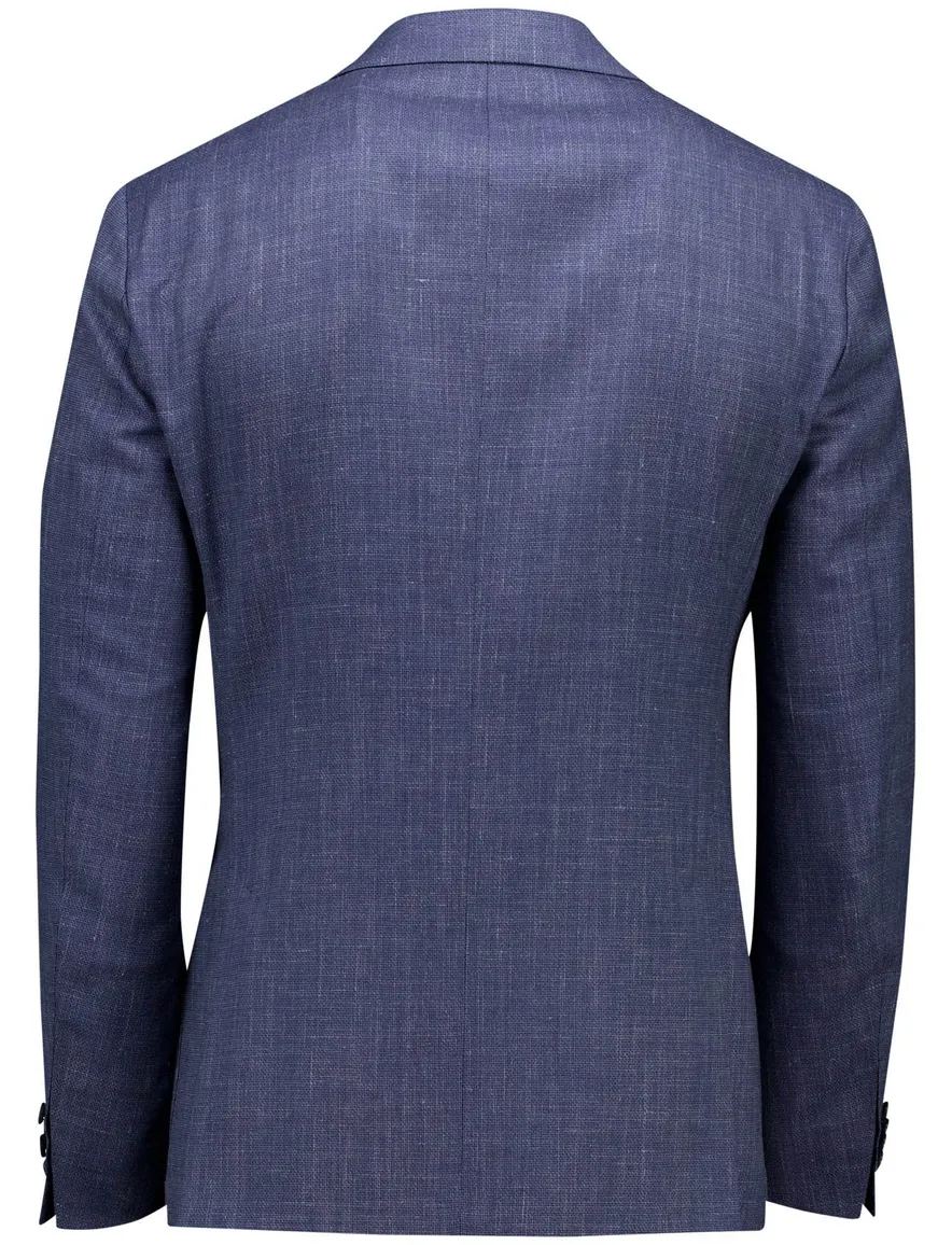 Eduard Dressler shaped fit colbert blauw wol