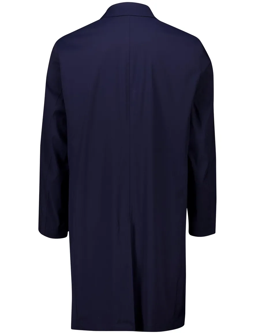 Dressler jas trenchcoat navy waterafstotend effen