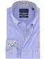 Portofino overhemd blauw gestreept Regular Fit