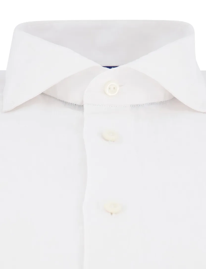 Eton linnen overhemd Contemporary wit