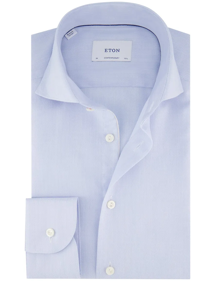 Eton overhemd lichtblauw contemporary