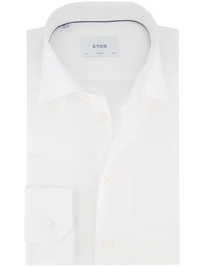Eton Eton overhemd Classic Fit effen wit