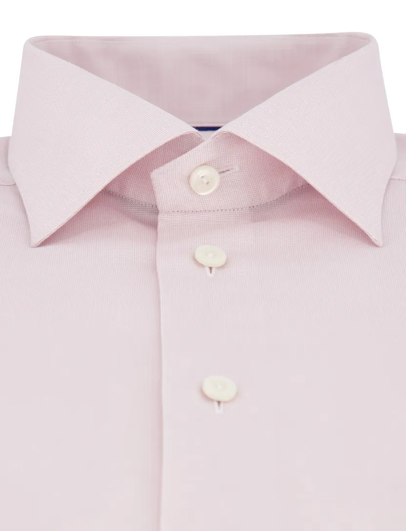 Eton overhemd Classic Fit roze katoen