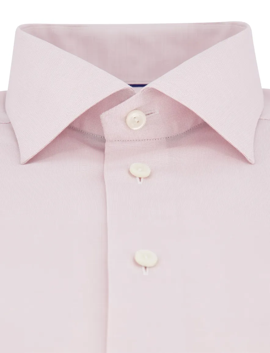 Eton overhemd Classic roze katoen