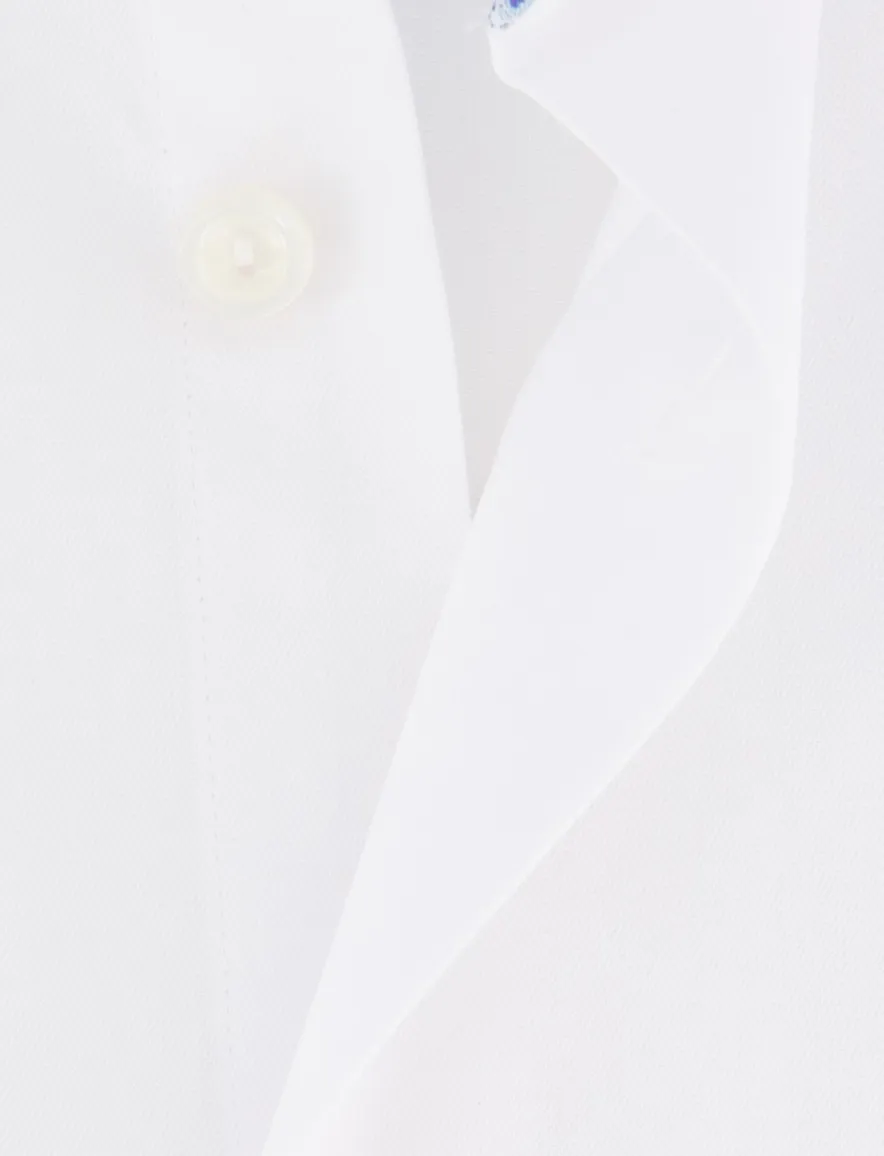 business overhemd wit Eton Classic Fit