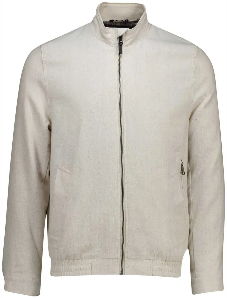 Pierre Cardin zomerjas beige katoen effen
