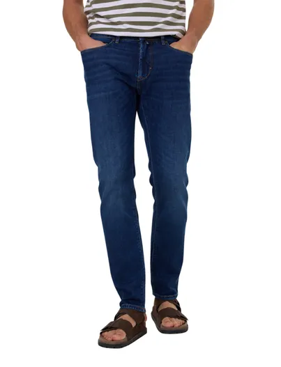 Pierre Cardin Pierre Cardin spijkerbroek donkerblauw Lyon Tapered