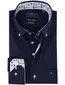 Portofino overhemd donkerblauw regular fit