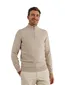 State of Art half zip trui beige gemeleerd wijde fit