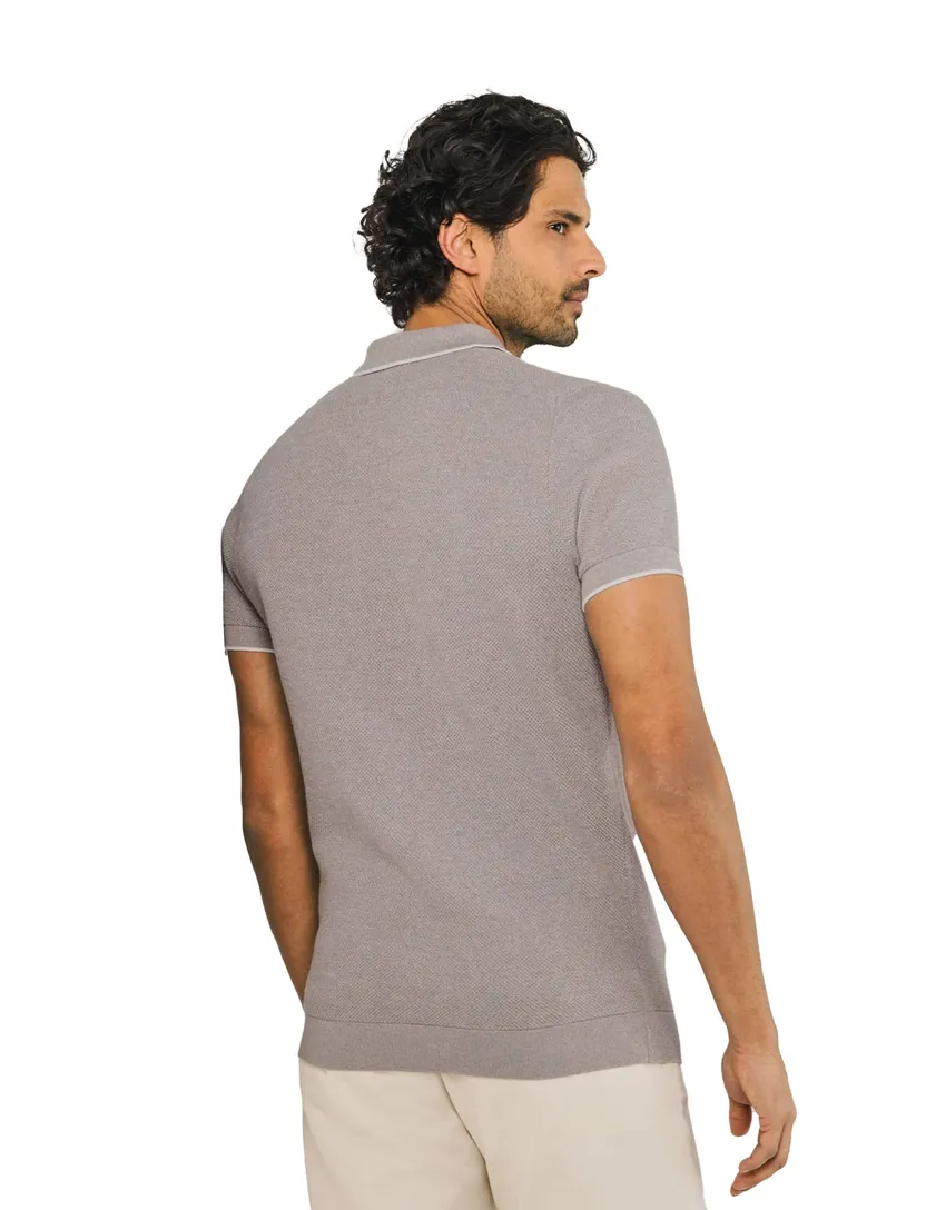 State of Art regular fit polo beige