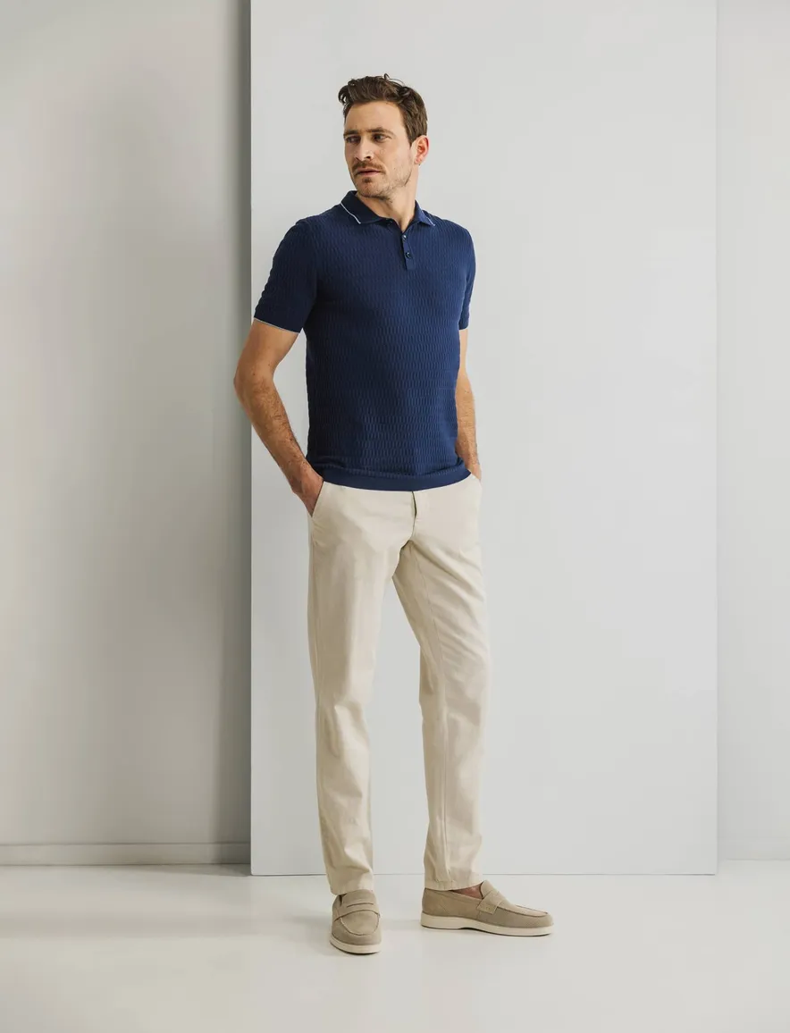 State of Art poloshirt donkerblauw