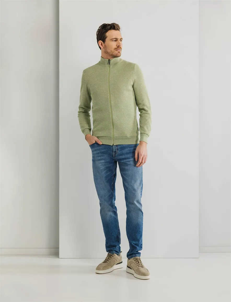 State of Art vest groen stuctuur
