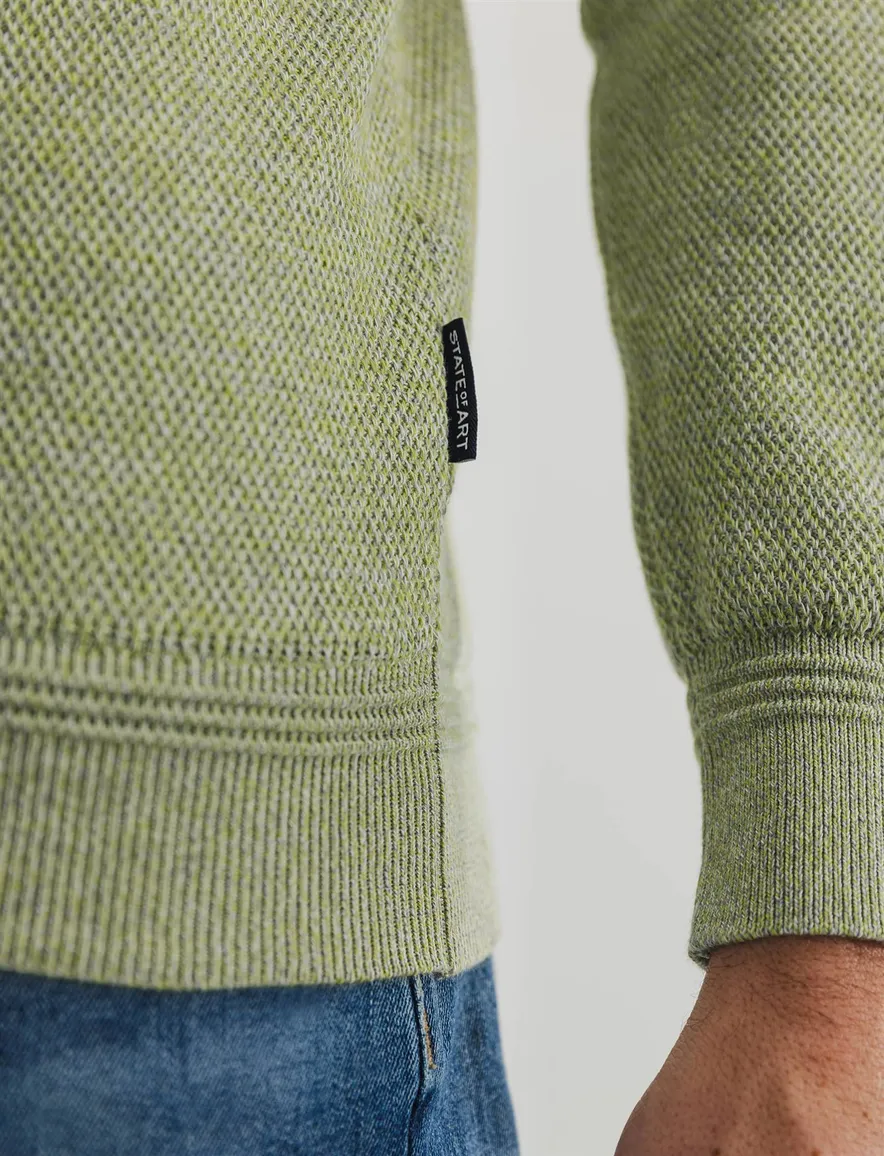 State of Art vest groen stuctuur