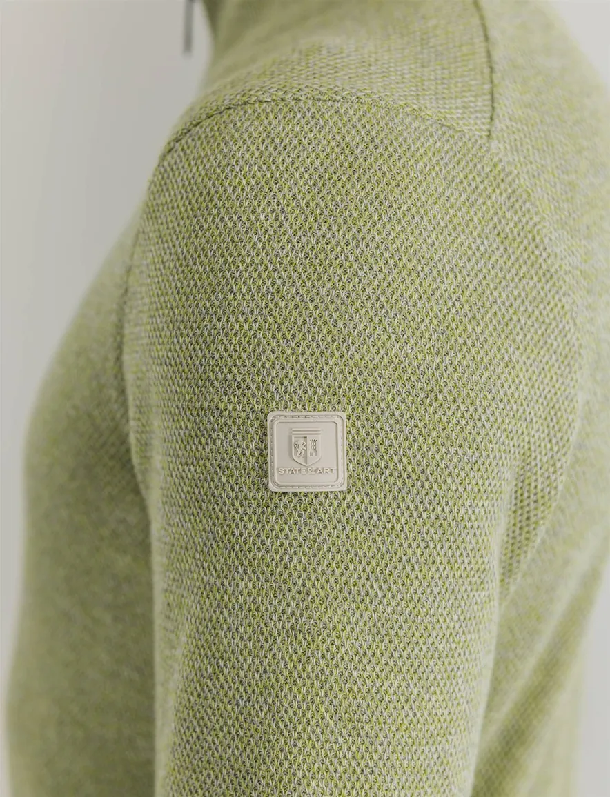 State of Art vest groen stuctuur