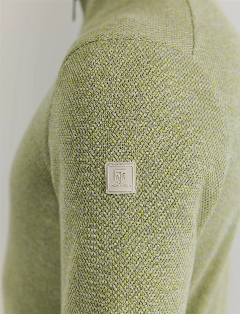 State of Art vest lime groen stuctuur