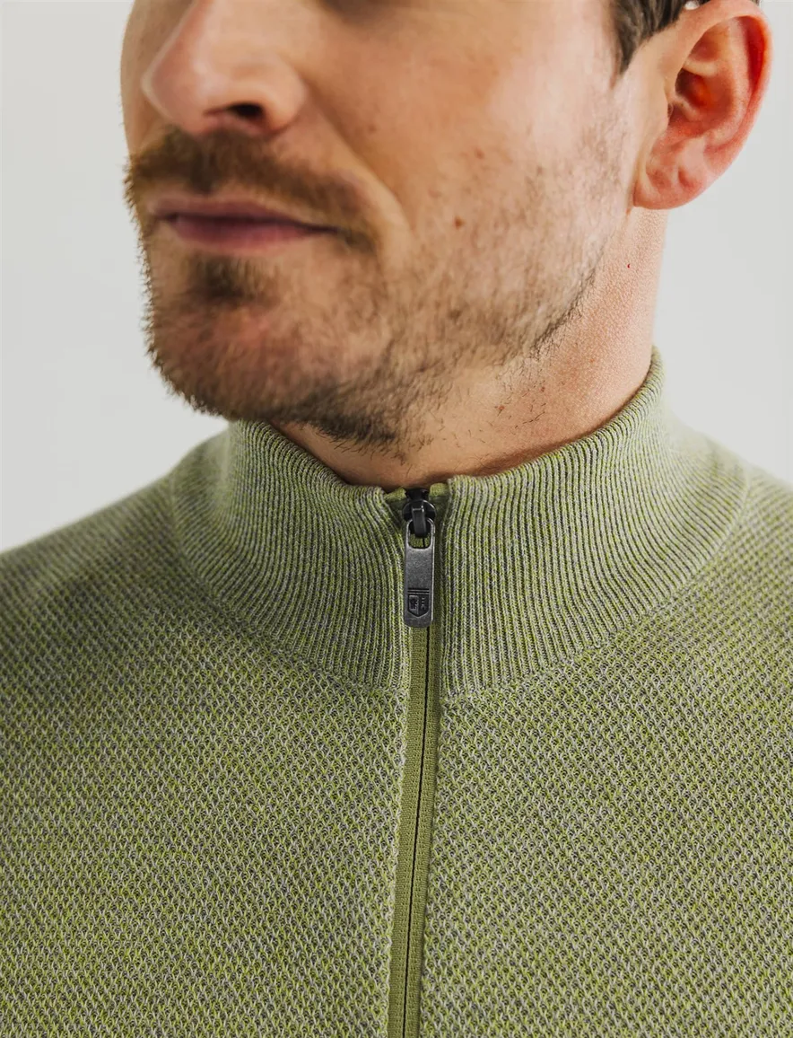 State of Art vest groen stuctuur