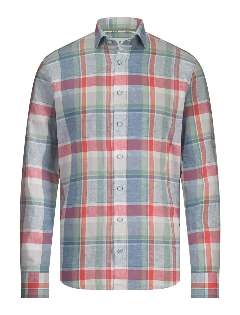 State of Art regular fit oxford overhemd ruitpatroon
