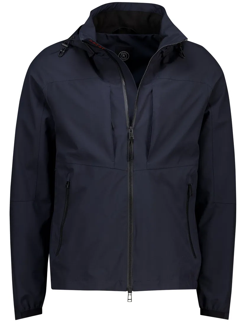 Reset zomerjas donkerblauw afneembare capuchon