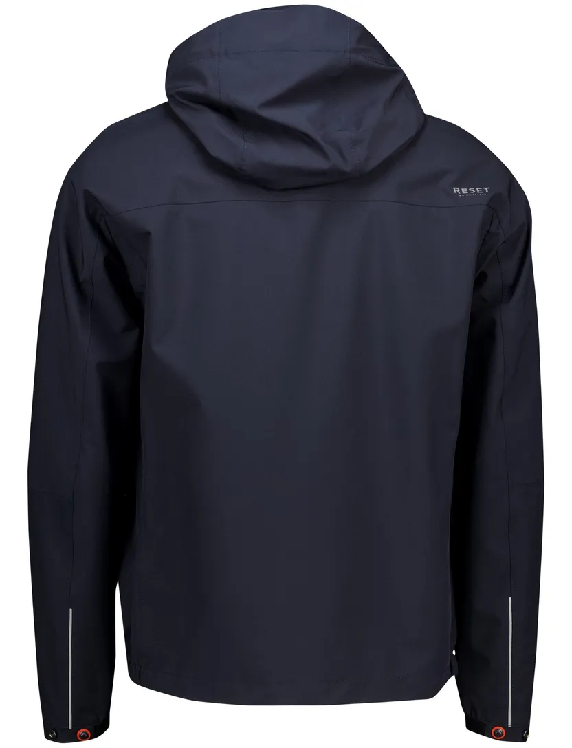 Reset zomerjas donkerblauw afneembare capuchon