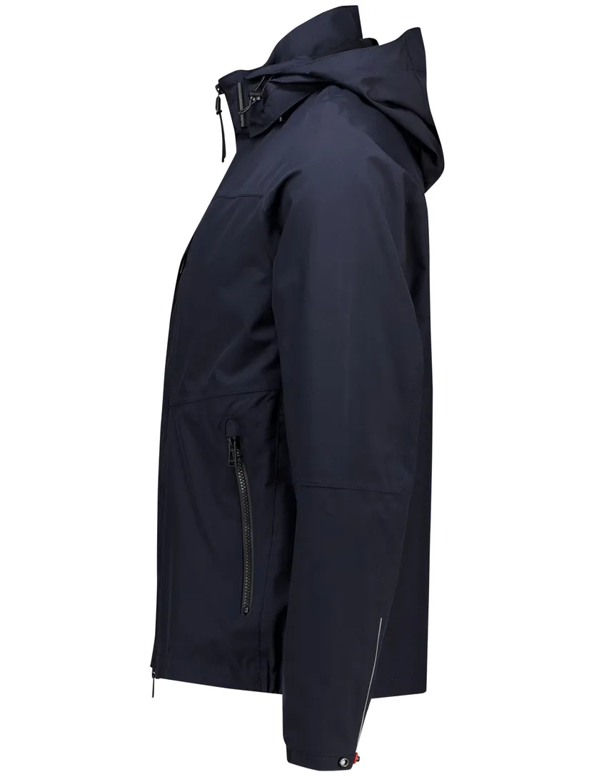 Reset zomerjas donkerblauw afneembare capuchon