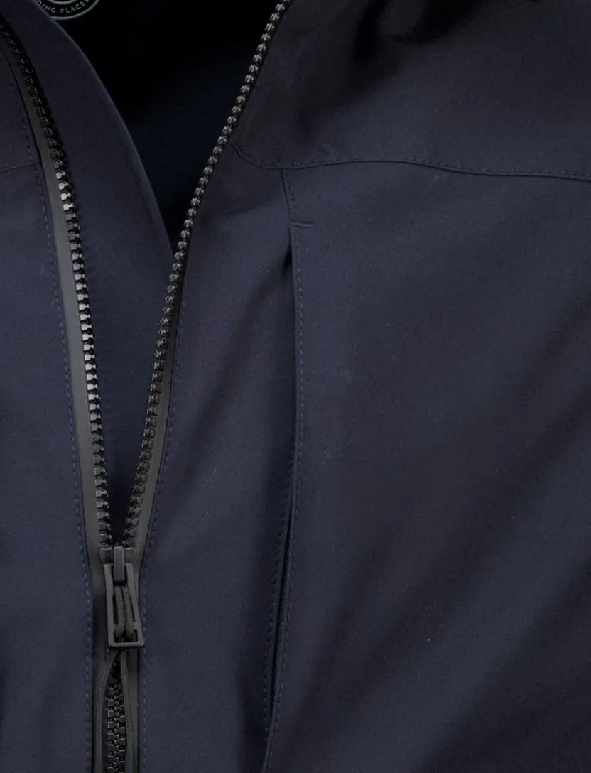 Reset zomerjas donkerblauw afneembare capuchon