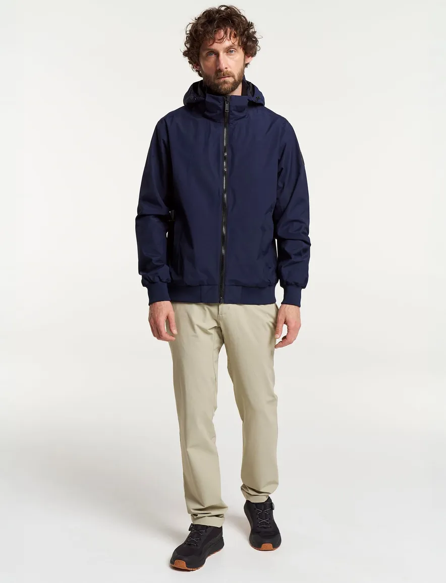 Tenson tussenjas Andrew navy afneembare capuchon