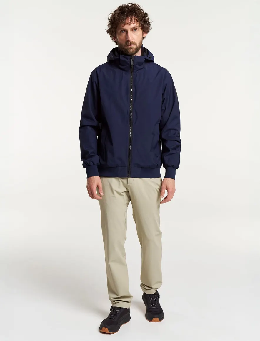 Tenson tussenjas Andrew navy afneembare capuchon
