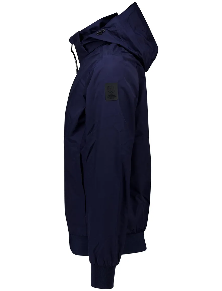 Tenson tussenjas Andrew navy afneembare capuchon