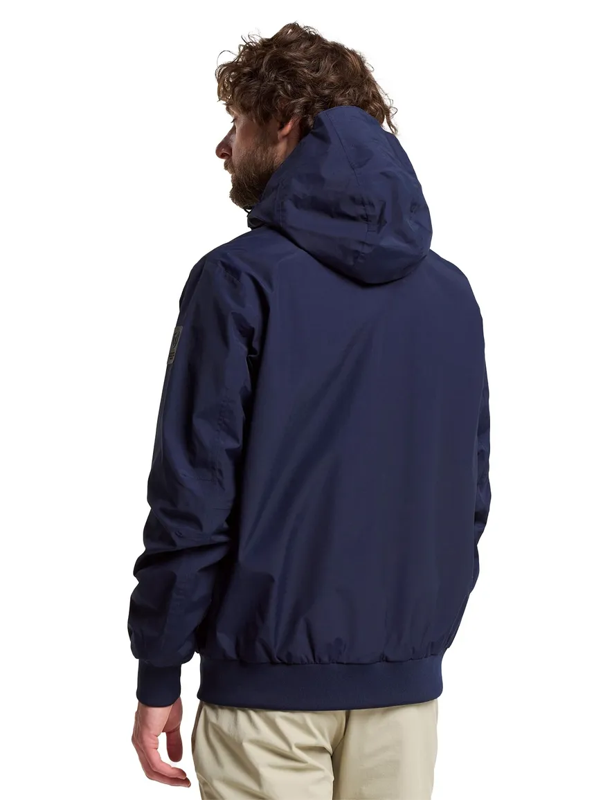 Tenson tussenjas Andrew navy afneembare capuchon