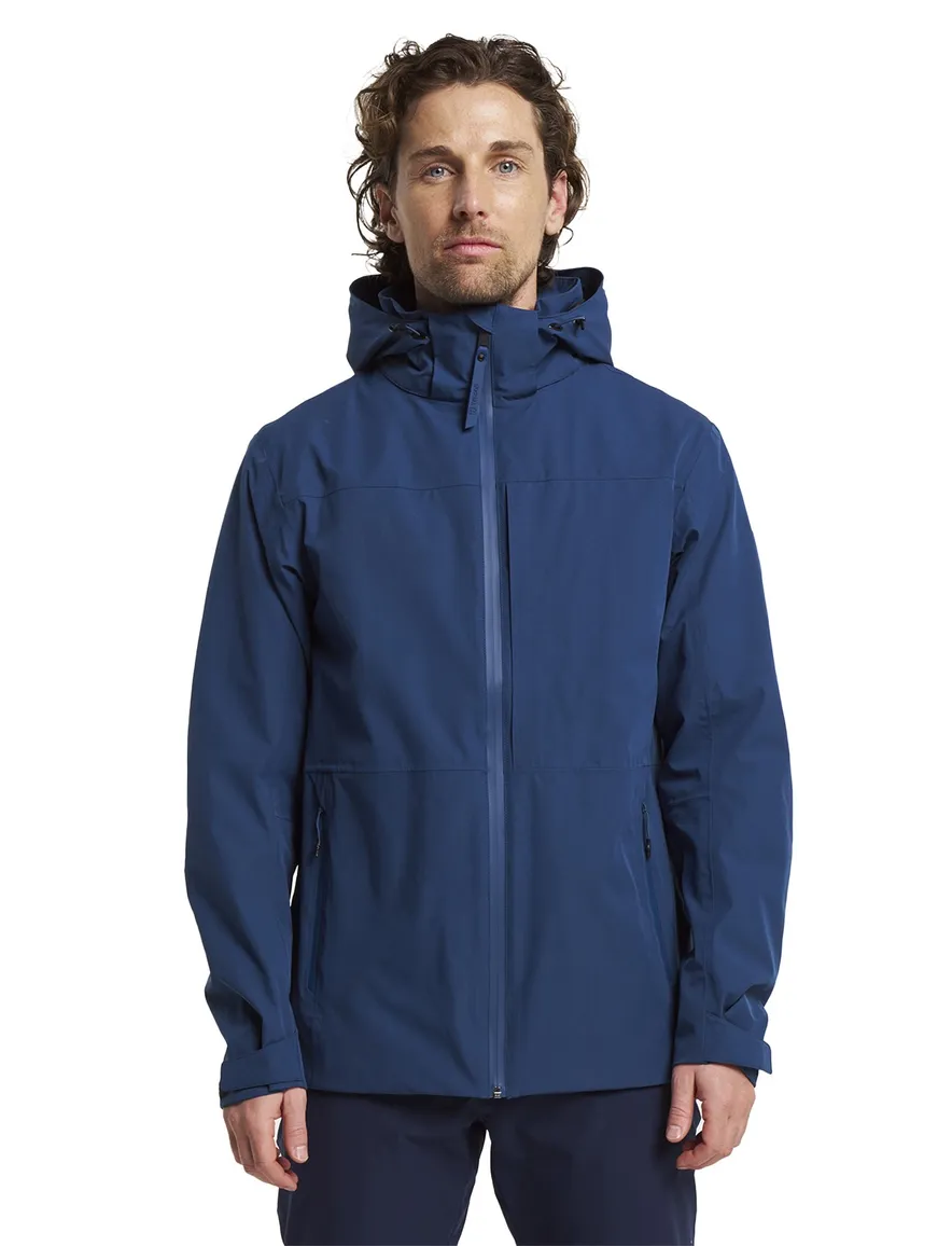Tenson tussenjas Cloudburst blauw