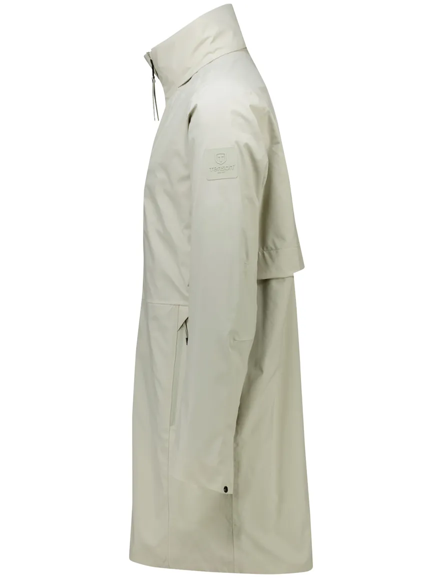 Tenson tussenjas lang Cloudburst wit