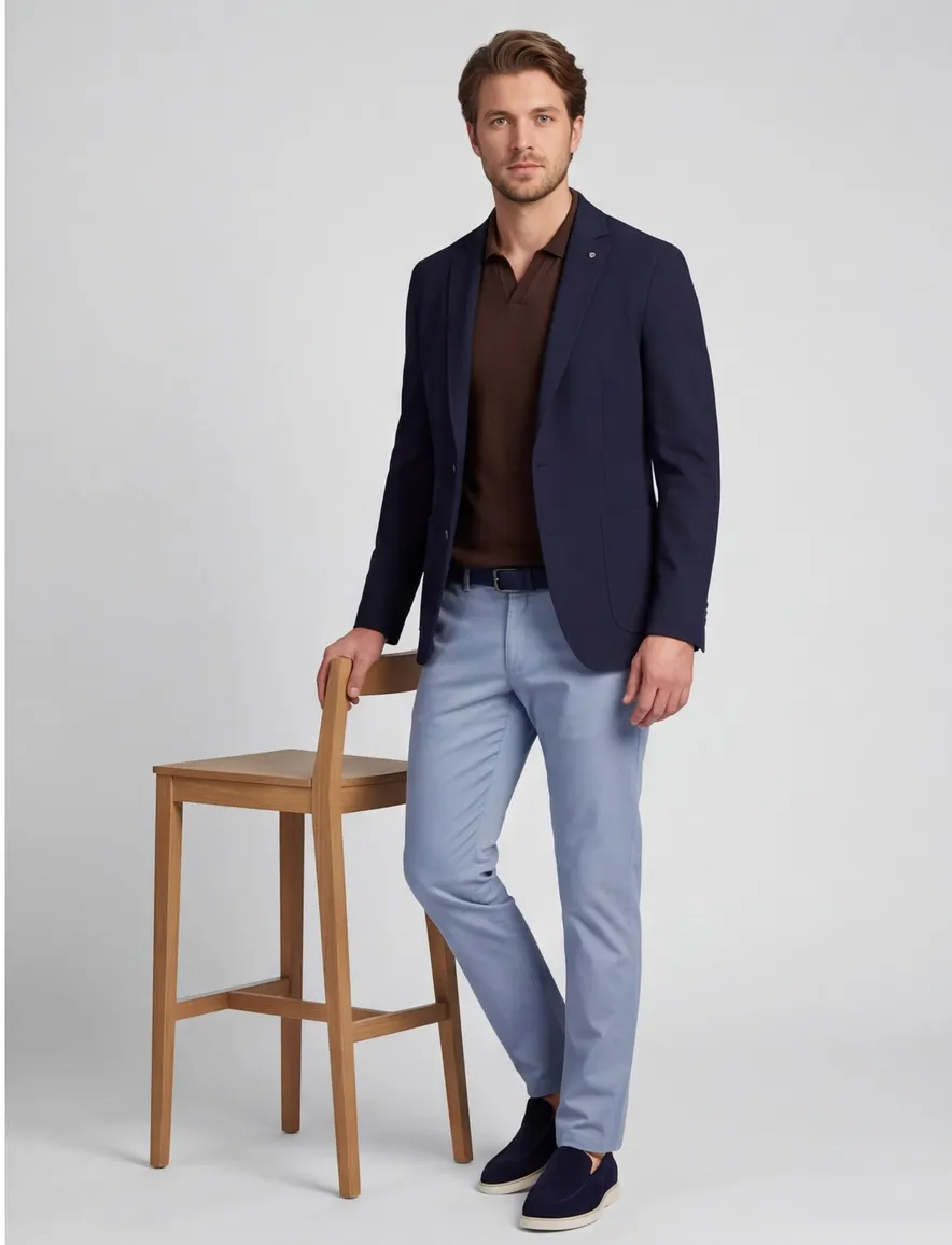 Born with Appetite Lind unlined jacket donkerblauw