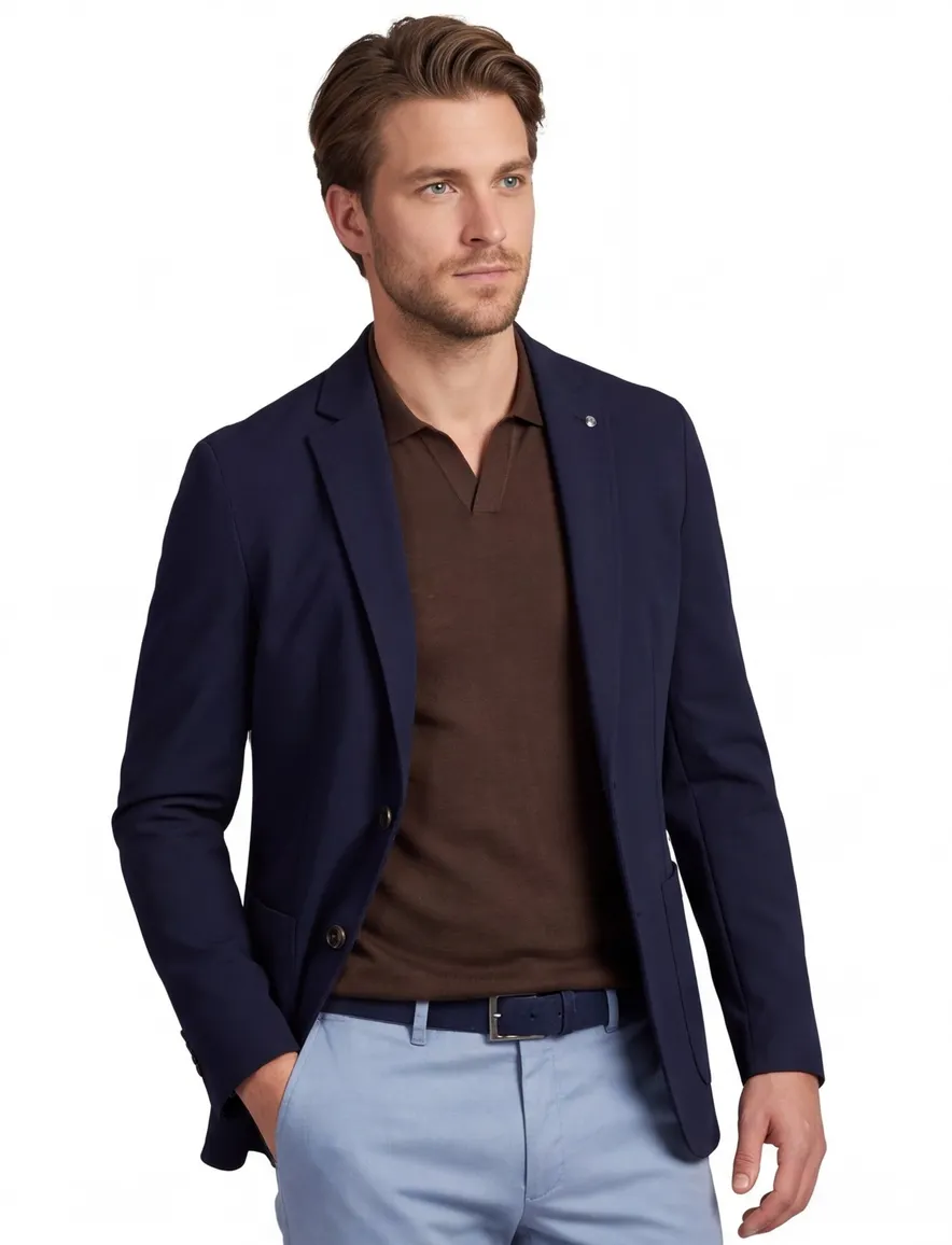 Born with Appetite Lind unlined jacket donkerblauw