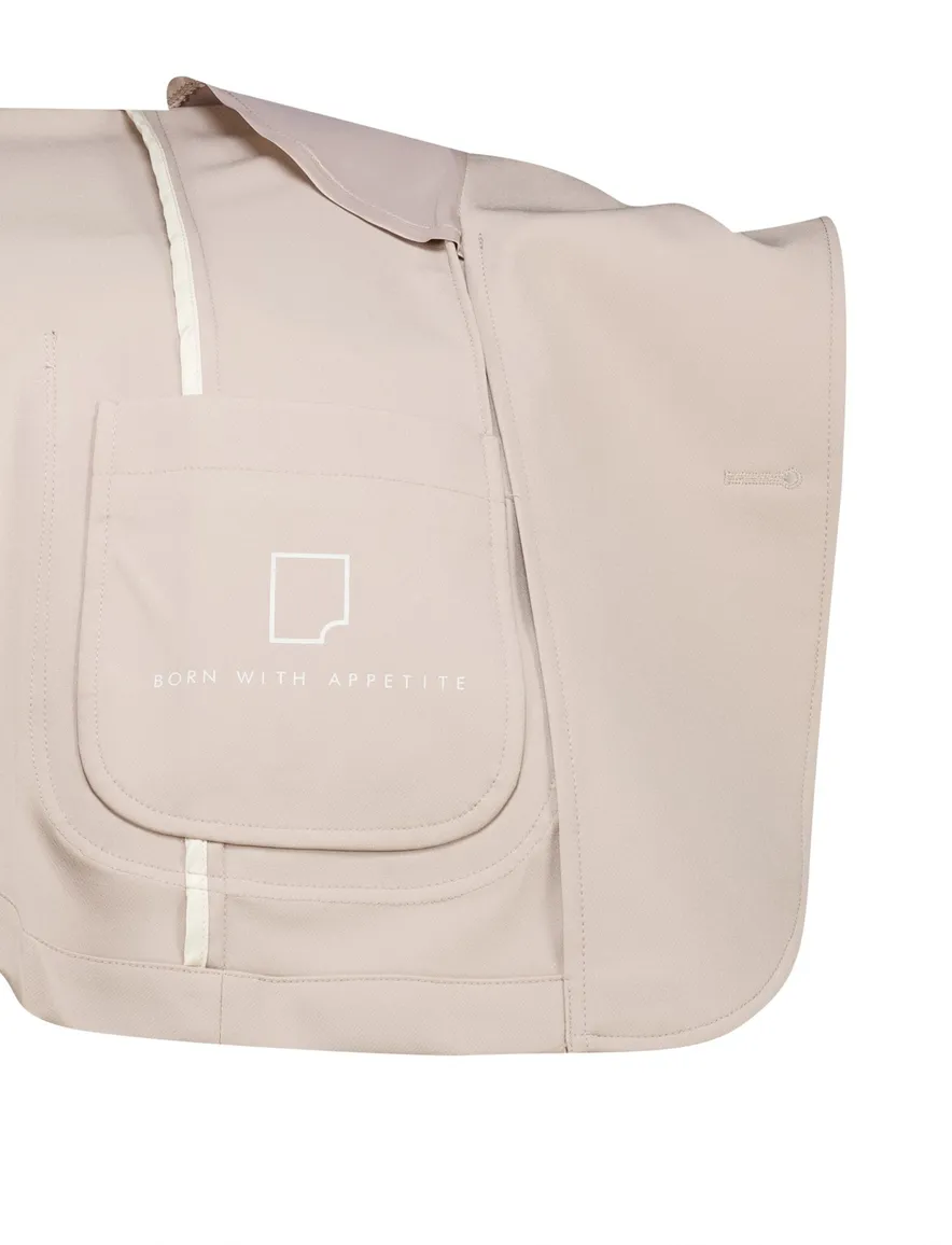 Born With Appetite colbert beige effen normale fit