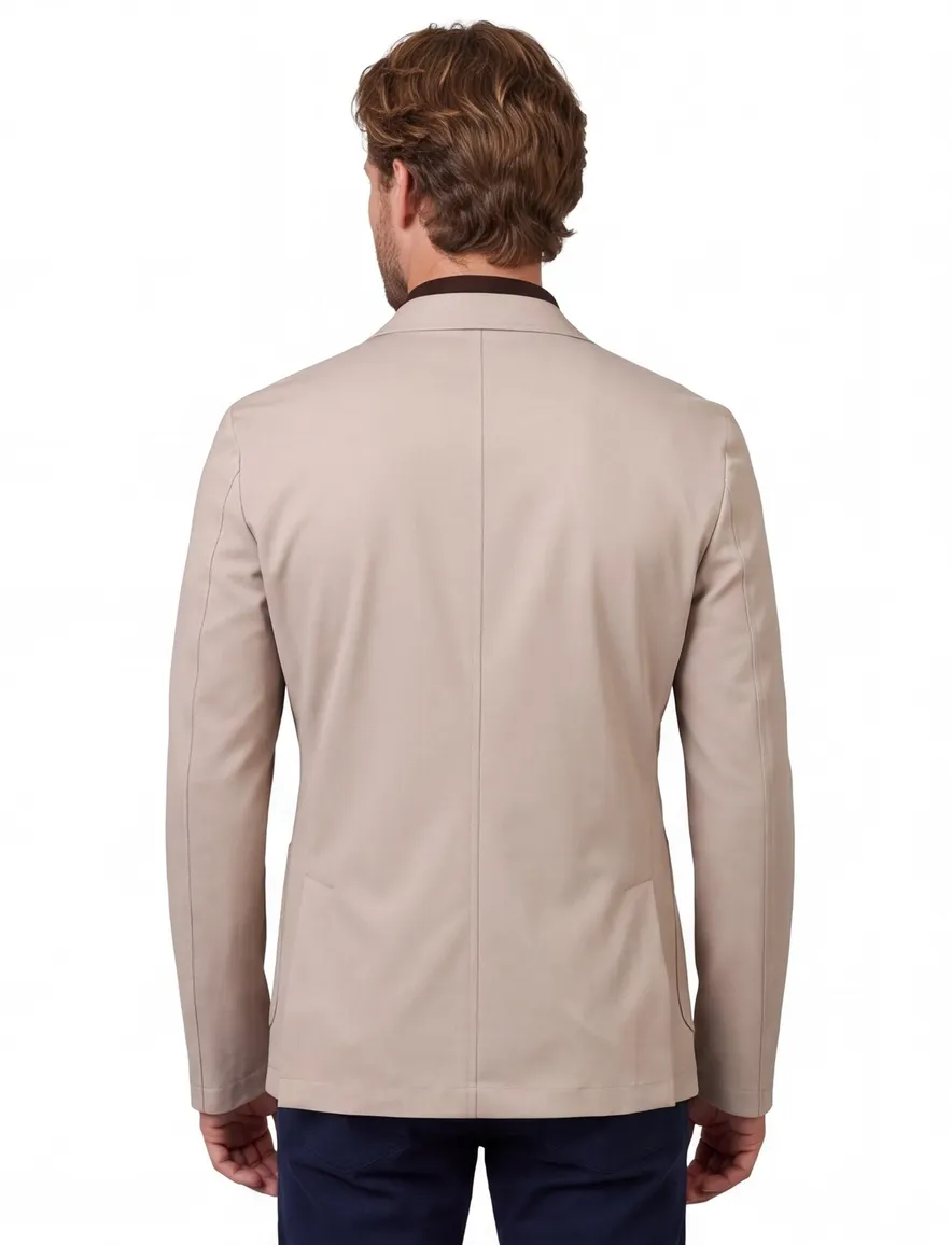 Born With Appetite colbert beige effen normale fit