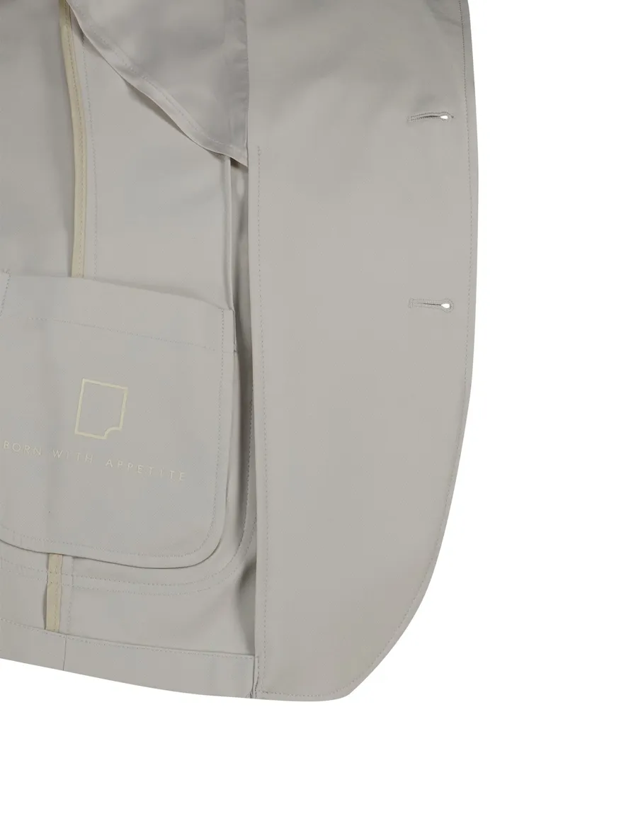 Born with Appetite Lind unlined jacket grijs