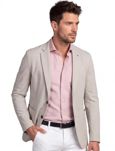 Born With Appetite Born with Appetite Lind unlined jacket grijs slim fit