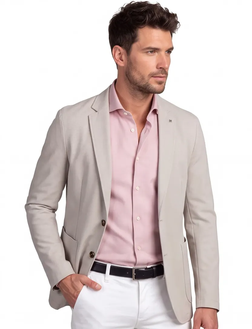 katoenen Born with Appetite Lind unlined jacket grijs
