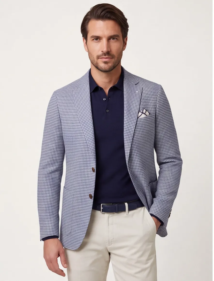 Born with Appetite Mylo Jersey jacket drop 8 blauw slim fit