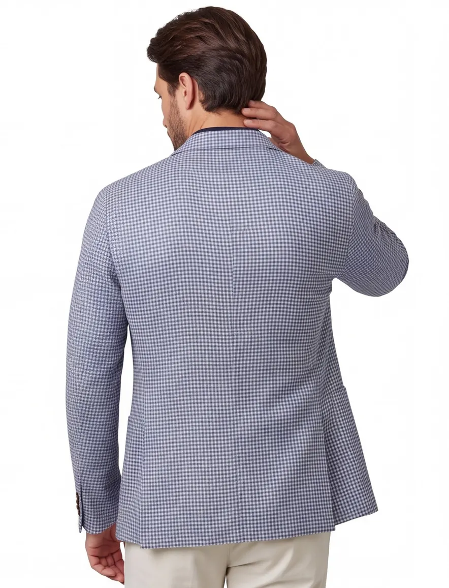 Born with Appetite Mylo Jersey jacket drop 8 blauw slim fit